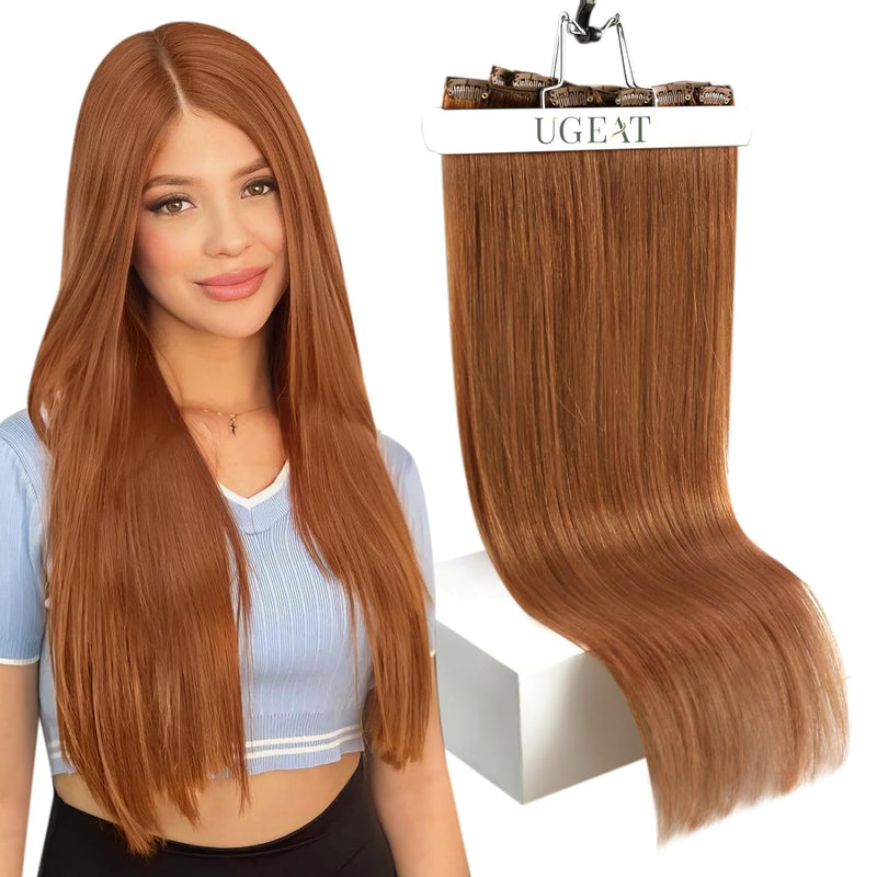 12-inch clip-in human hair extensions - MRSLM
