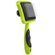self-cleaning slicker brush for dogs and cats, view 2 - MRSLM