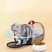 portable clear pet travel cage, view 7 - MRSLM