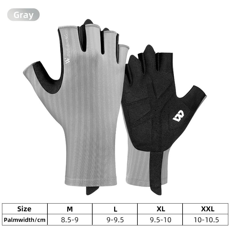 breathable half finger cycling gloves, view 22 - MRSLM