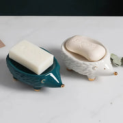 hedgehog ceramic soap dish, view 6 - MRSLM