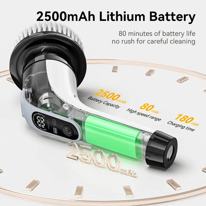 electric cleaning brush, view 7 - MRSLM