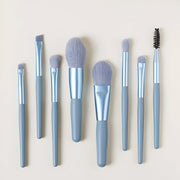 8-piece makeup brush set, view 5 - MRSLM
