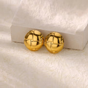 classic stud earrings, view 7 - MRSLM