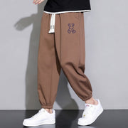 cropped casual loose mens long pants, view 11 - MRSLM