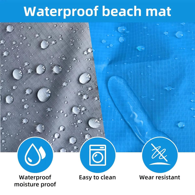 Tapete de praia impermeável definitivo
