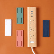 wall-mounted power strip cable organizer, view 6 - MRSLM