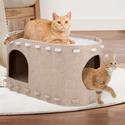 2-in-1 cat hammock and hiding house, view 4 - MRSLM