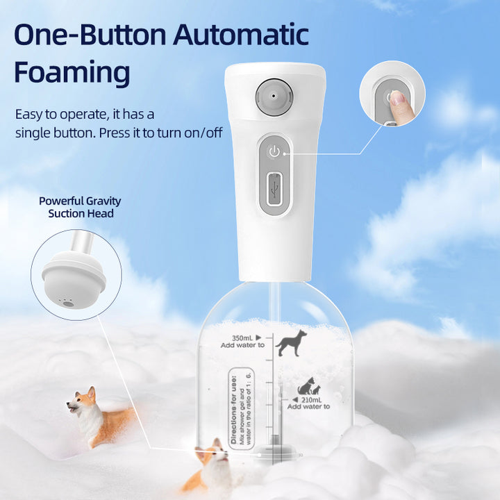 Automatic Pet Soap and Shampoo Dispenser