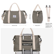 waterproof nylon duffel tote for women, view 9 - MRSLM