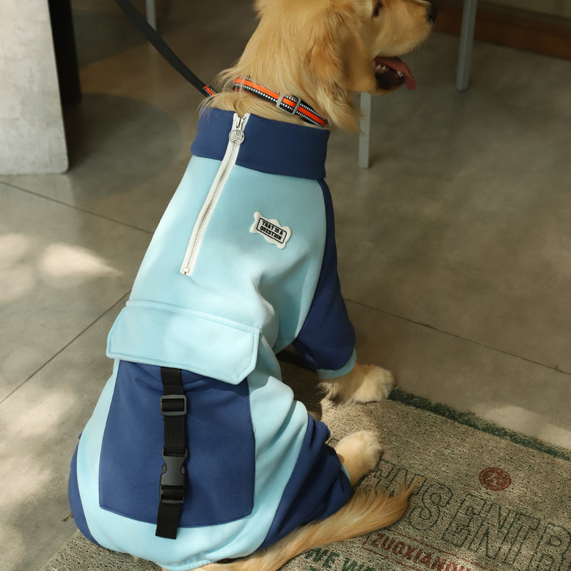 sporty big dog jacket, view 6 - MRSLM