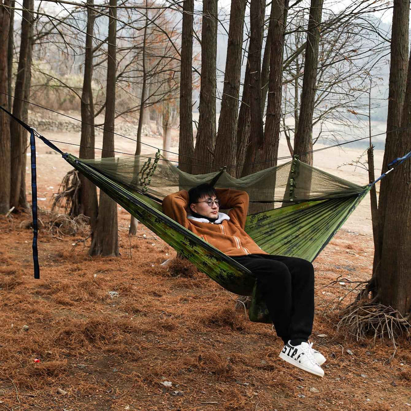 camping hammock tent with mosquito net, view 5 - MRSLM