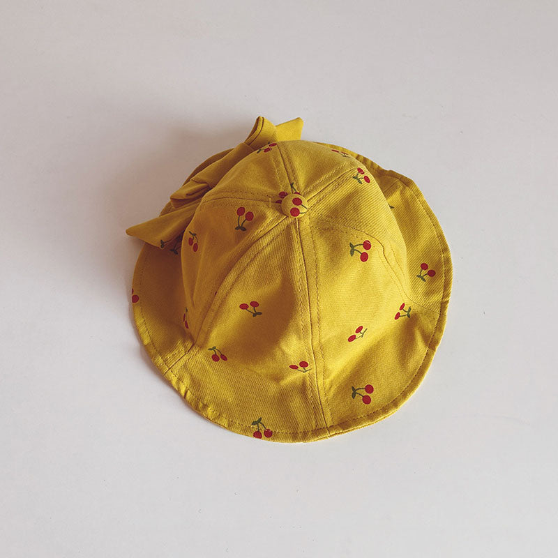 kids fruit print bucket hat, view 5 - MRSLM