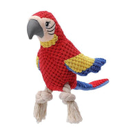 plush parrot squeaky dog toy - MRSLM