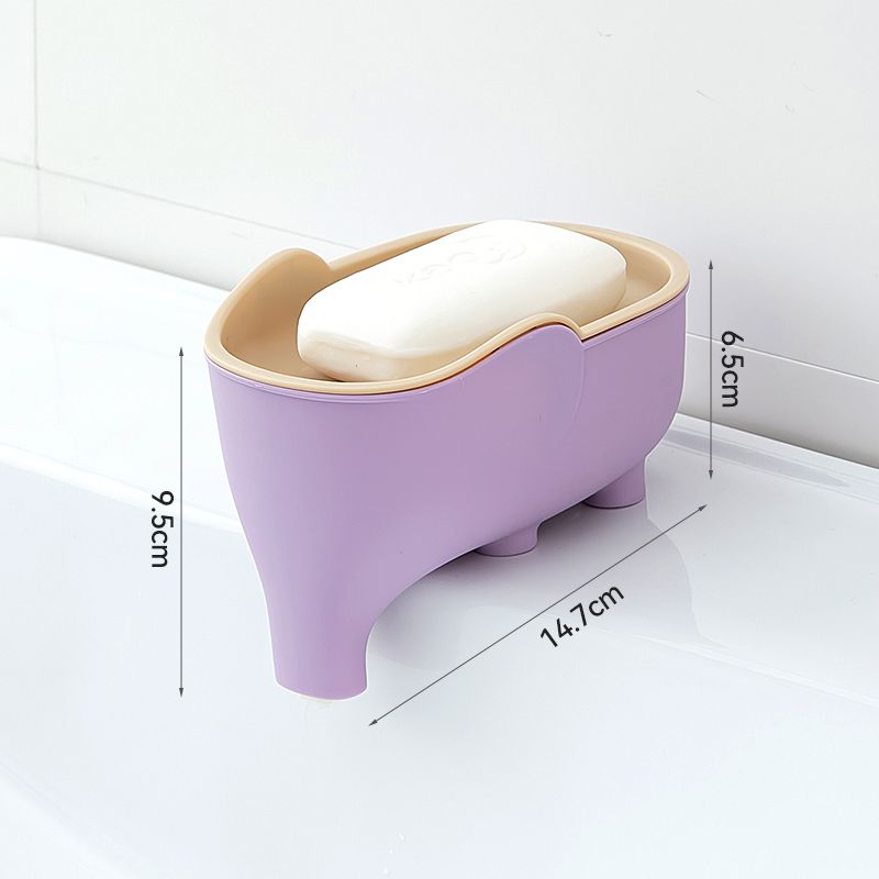 double layer elephant soap box, view 3 - MRSLM