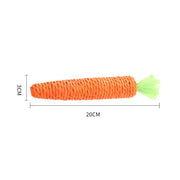 carrot cat toy, view 2 - MRSLM
