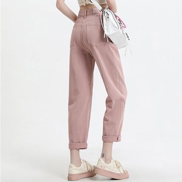 Pink harem jeans, view 4 - MRSLM