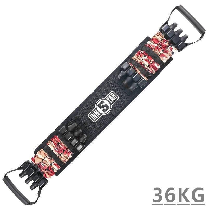 Adjustable resistance training band set, view 2 - MRSLM