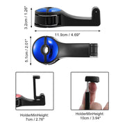 Universal car seat back phone holder and hook, view 12 - MRSLM