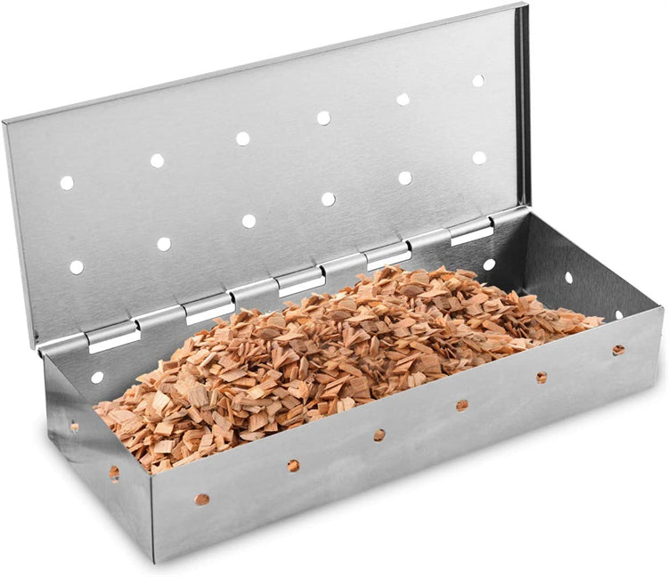 stainless steel smoker box, view 6 - MRSLM
