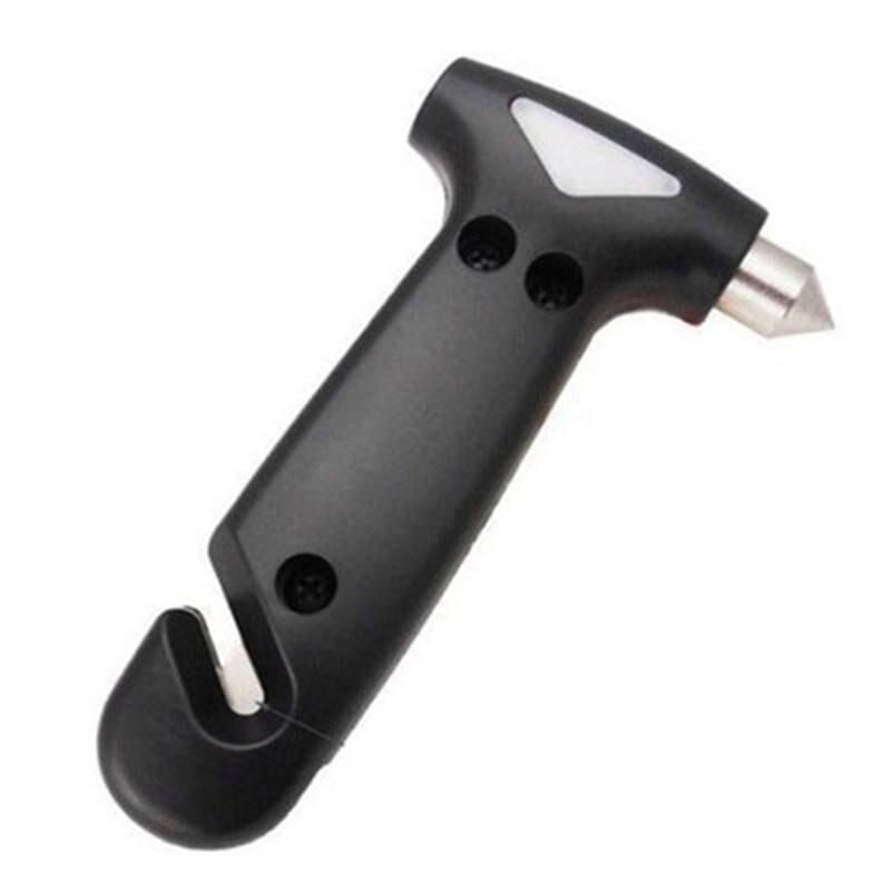 Compact 2-in-1 Car Safety Hammer & Seatbelt Cutter