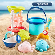 colorful baby beach toy set, view 2 - MRSLM
