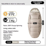 Cotton sleeping bag, view 6 - MRSLM