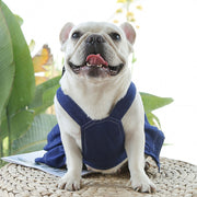 denim dog vest harness, view 5 - MRSLM