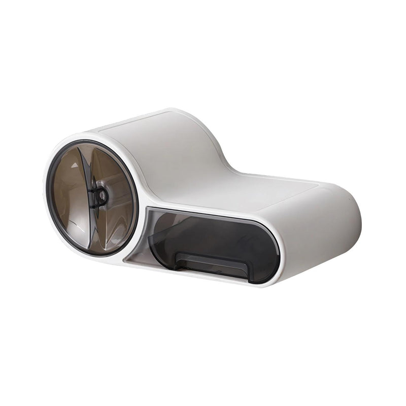waterproof toilet paper holder with storage, view 3 - MRSLM