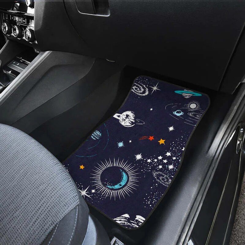 Galactic Outer Space Car Floor Mats