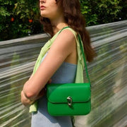 leather crossbody shoulder bag, view 15 - MRSLM