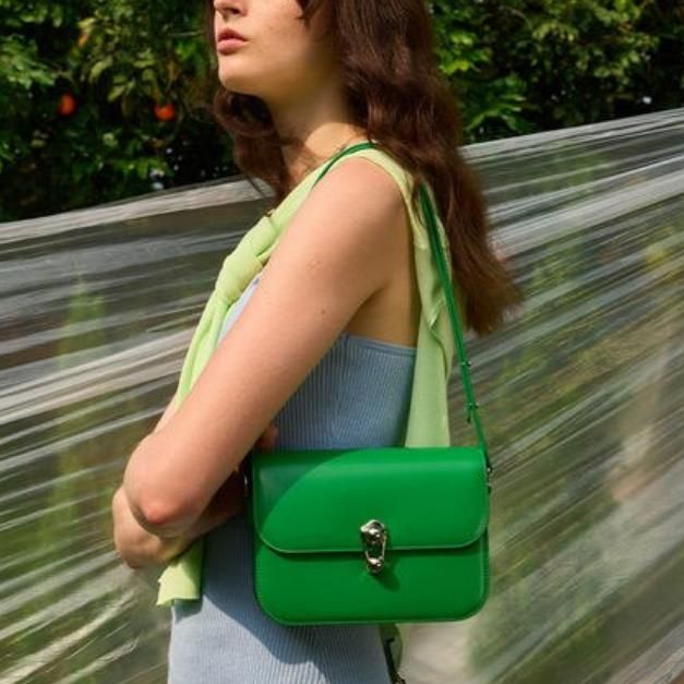 leather crossbody shoulder bag, view 15 - MRSLM