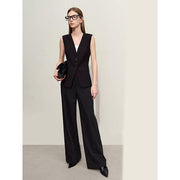 v-neck slim sleeveless vest, view 7 - MRSLM