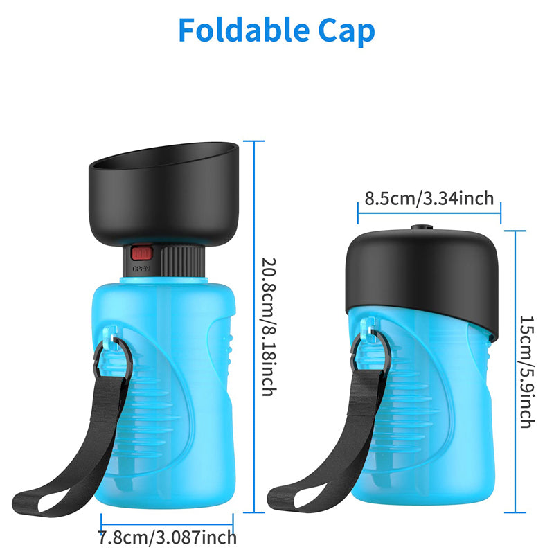 portable dog water bottle, view 10 - MRSLM
