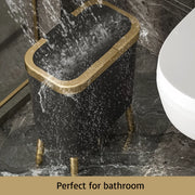golden high-foot trash can, view 7 - MRSLM