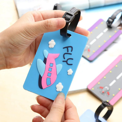 plane letters luggage tag, view 6 - MRSLM