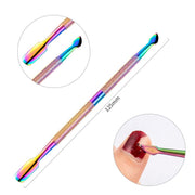 chameleon rainbow cuticle pusher, view 4 - MRSLM