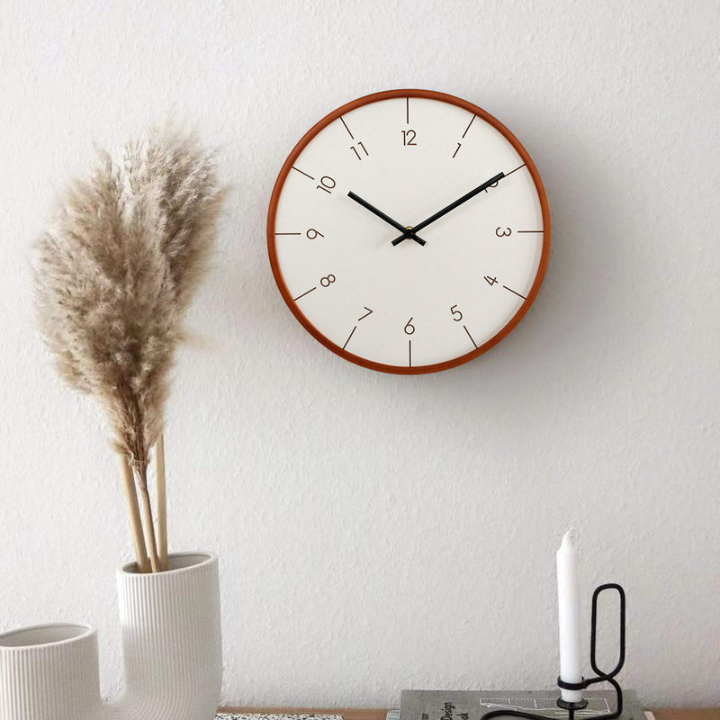 decorative wooden wall clock, view 8 - MRSLM