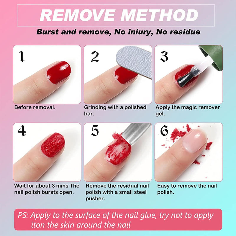 magic nail polish remover, view 7 - MRSLM