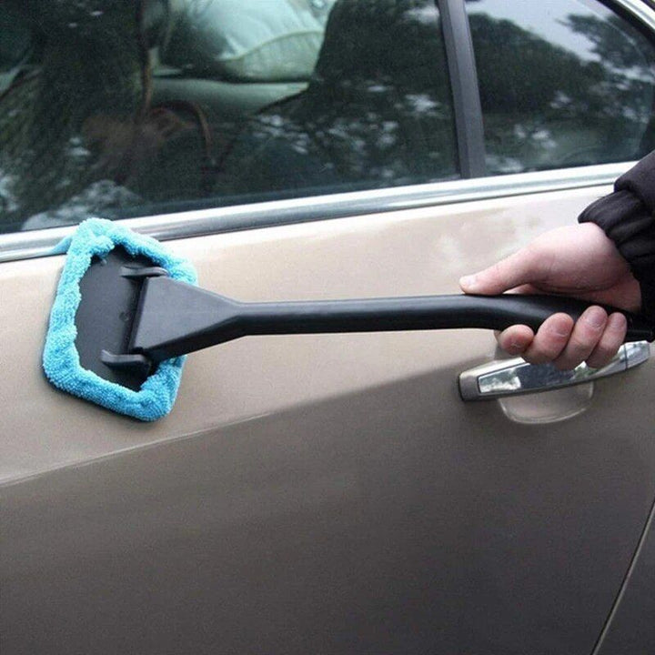 360° Rotating Microfiber Car Window Cleaner Brush Kit