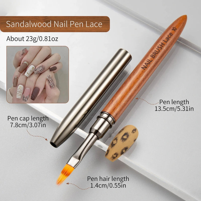 reusable nail liner brush, view 7 - MRSLM