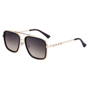 vintage square oversized sunglasses, view 3 - MRSLM