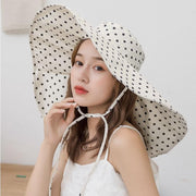 oversized polka dot sun hat - MRSLM