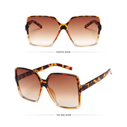 unisex oversized square sunglasses, view 11 - MRSLM