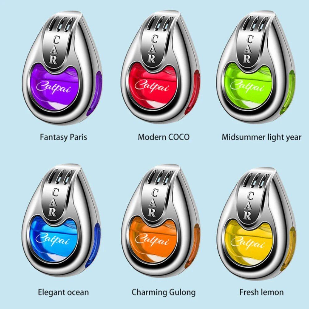 Car Air Freshener Vent Diffuser with Long-Lasting Cologne Fragrance