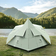 6-8 person pyramid camping tent, view 3 - MRSLM