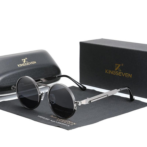 gothic steampunk sunglasses, view 2 - MRSLM