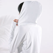 women's loose thin long sleeve sports top, view 5 - MRSLM