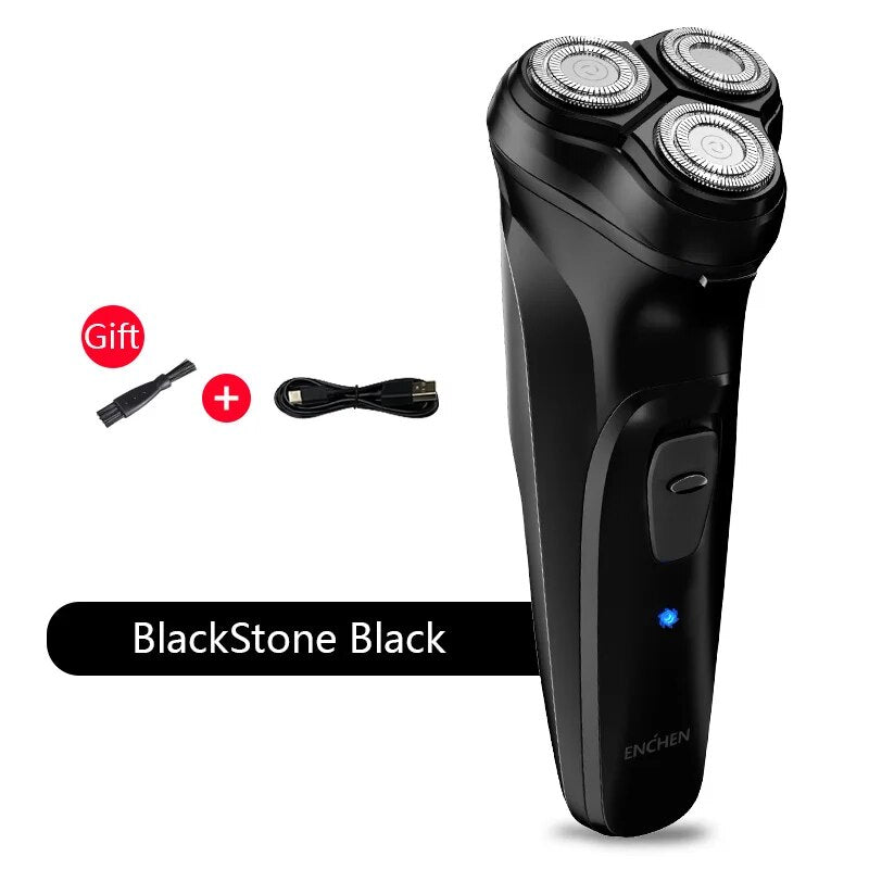 Electric face shaver for men, view 2 - MRSLM
