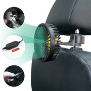 Portable USB car fan cooler, view 7 - MRSLM